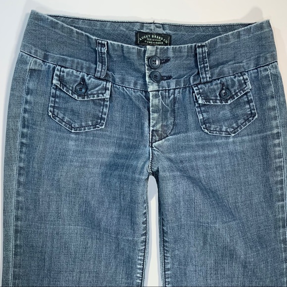 Lucky Brand Denim - VTG LUCKY BRAND WIDE LEG MANHATTAN TROUSER 2 / 26